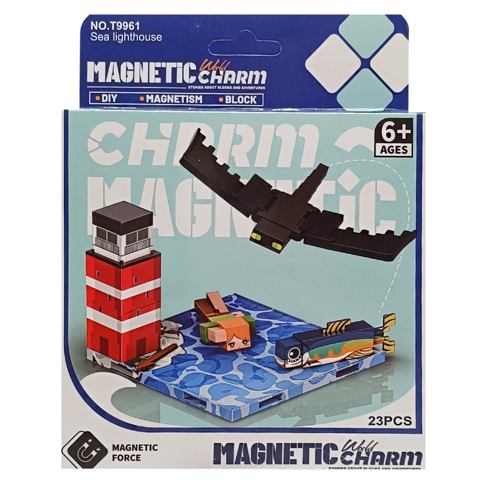 Дитячий магнітний конструктор Minecraft 9961, 23 деталі Вінниця - фото 1