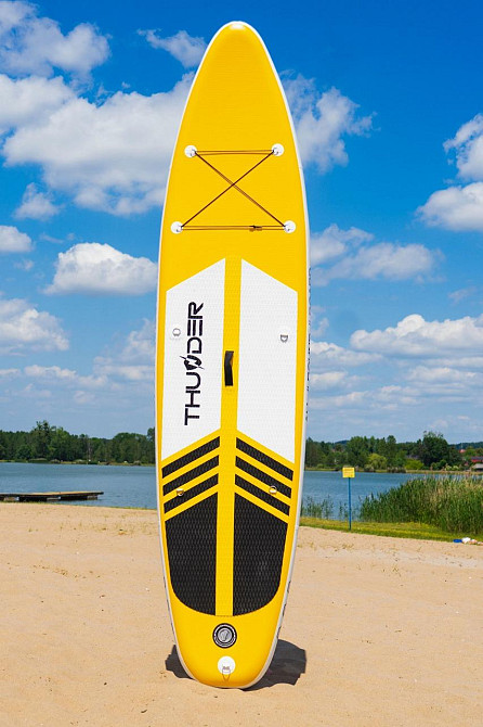 Надувна SUP дошка (Сапборд) THUNDER COAST YELLOW 320 Київ - фото 10