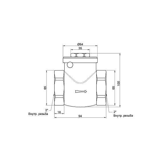 Зворотний клапан Thermo Alliance Standart 2" SD242W50 Київ