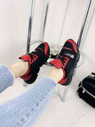 Кроссовки женские VLADEKS красные натуральная кожа+сетка 36р.-23.5см., 38р.-24.5см. (3186) Коломыя