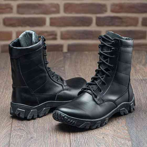 Тактичні берці чорного кольору, шкіряні, прошиті 42 (28) Харків