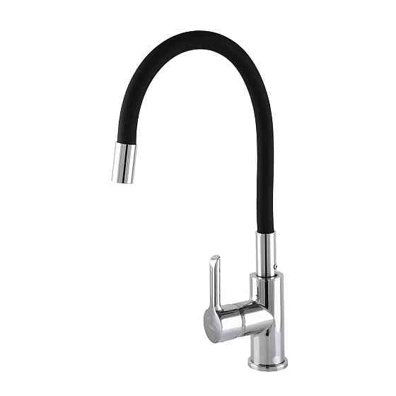 Змішувач для кухні DOMINO PRESTIGE DPS-203SLR-Black (000022592) Київ