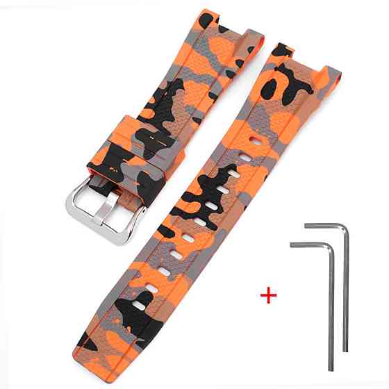 Ремінець для Casio G-Shock GST-W300 Camo Orange SI SBR Київ