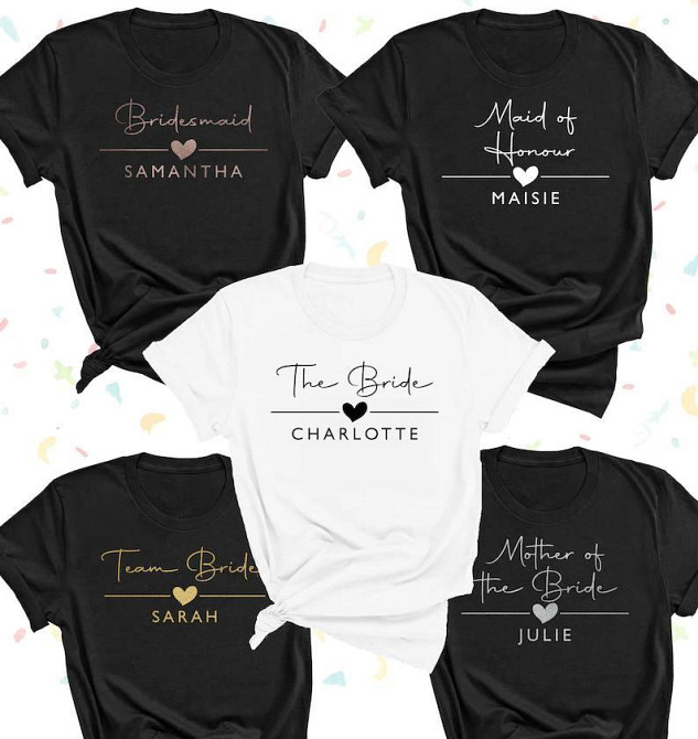 Футболки для дівич вечора- "BRIDE" з власними написами Чернівці - фото 3