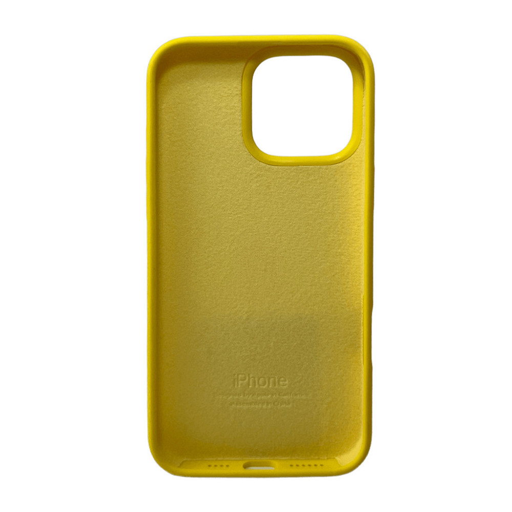 Чохол для смартфона Silicone Full Case AA Open Cam for Apple iPhone 16 Pro 56,Sunny Yellow Киев - изображение 2
