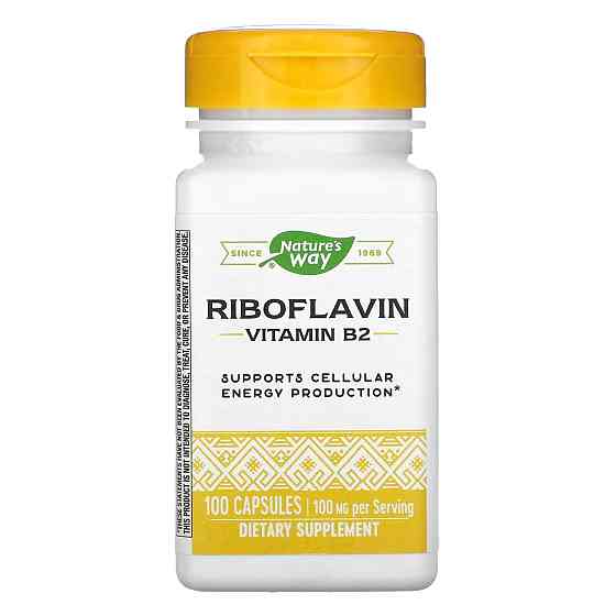 Вітамін В2 Nature's Way Riboflavin Vitamin B2 - 100 caps Луцьк