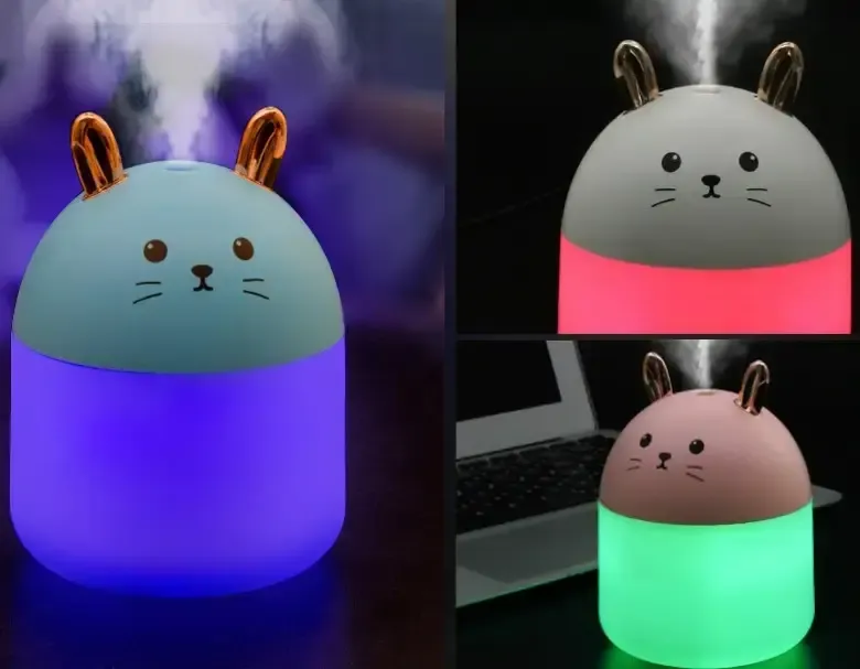 Мини-увлажнитель воздуха Air Purifier ночник 2 в 1 котик Коломыя - изображение 5