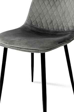 Стілець Марс чорний/велюр сірий Київ
