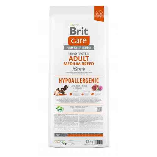 Корм сухий Brit Care Dog Hypoallergenic Adult Medium Breed для собак середніх порід гіпоалергенний з ягням 12 кг Київ