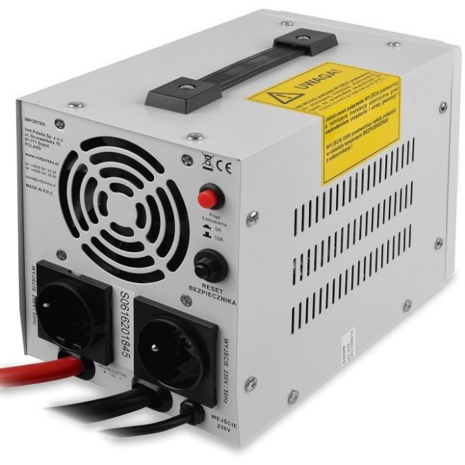 Гібридний ДБЖ / інвертор Volt Polska SINUS PRO 800 E 12/230 V 500/800 W (3SP080012E) Київ - фото 3
