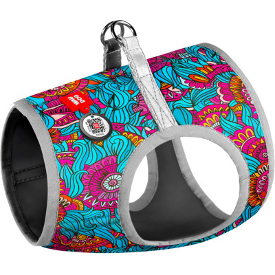 Шлея для собак WAUDOG Clothes з QR паспортом "Літо" XS2 (2971) Вінниця - фото 1