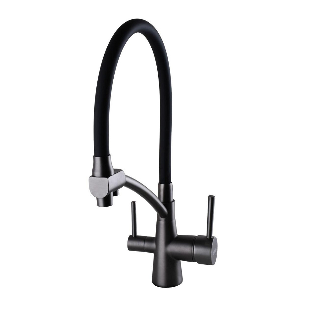 Змішувач для кухні під осмос Globus Lux LAZER GLLR-0700-11-GRAPHITE Київ - фото 2