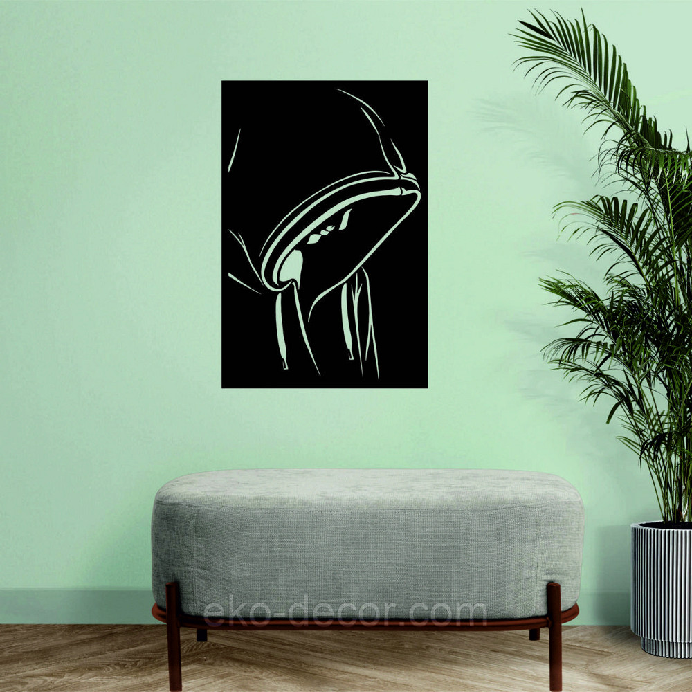 Декоративне настінне Панно «Силует», Декор на стіну Київ - фото 3