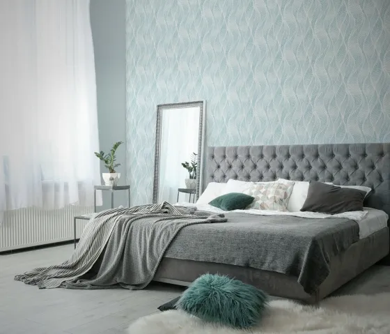 Кровать Cambridge Standart 140 х 190 см Fibril 07 Серый Днепр