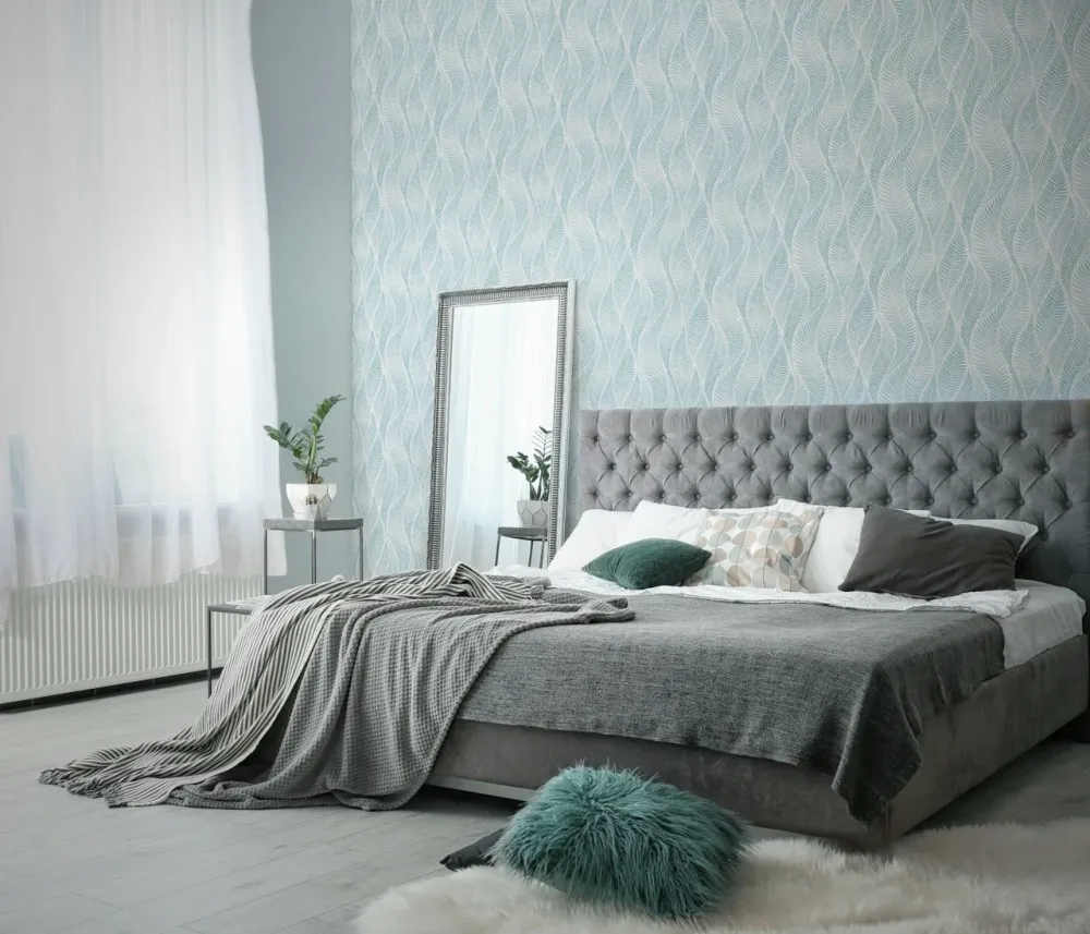 Кровать Cambridge Standart 140 х 190 см Fibril 07 Серый Днепр - изображение 4