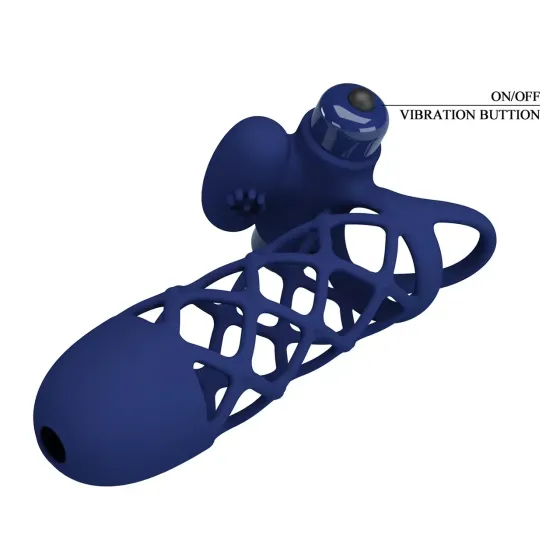 Насадка с вибрацией Pretty Love - Powerful ring, 10 vibration functions, BI-026236-3 Sex Aura Киев