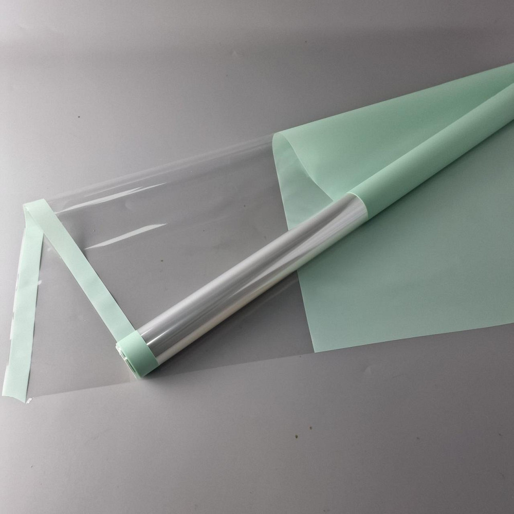 Пленка для цветов Рулон 8 м Тонировка с каймой  (75) (h700) № 805 Фисташковый (1 шт) Харьков - изображение 1