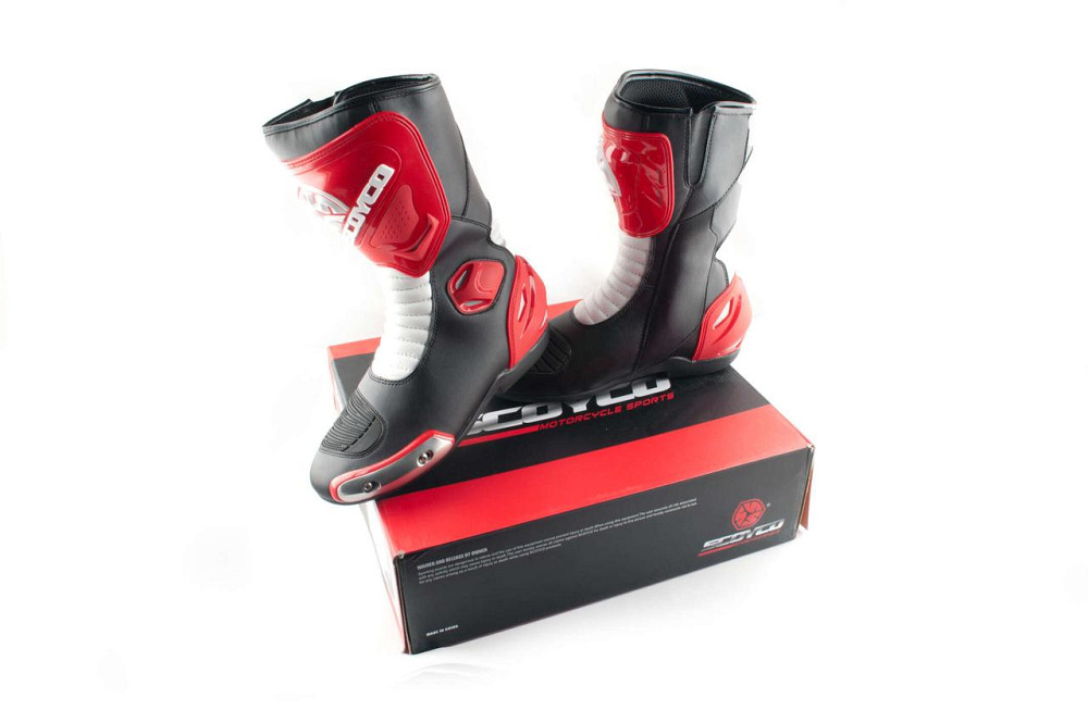 Мото (mod:MBT004, size:41, красные) ботинки Мукачево - изображение 1