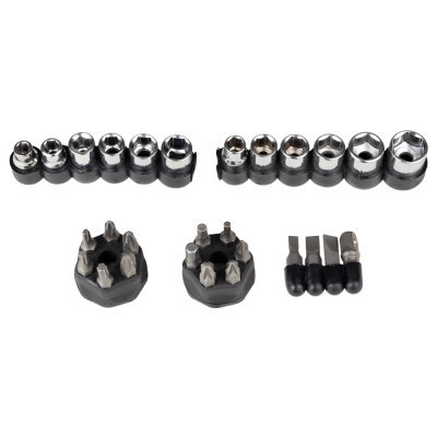 Отвертка Sigma с реверсом + насадки торцевые 1/4” 27шт CrV (4002121) Винница - изображение 7