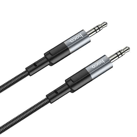 Аудiокабель HOCO UPA23 AUX audio cable Metal Gray Киев