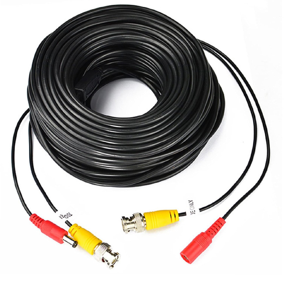 Патчкорд комбінований 50м, BNC-DC / Провід для відеокамер / Провід для камер відеоспостереження Київ - фото 1