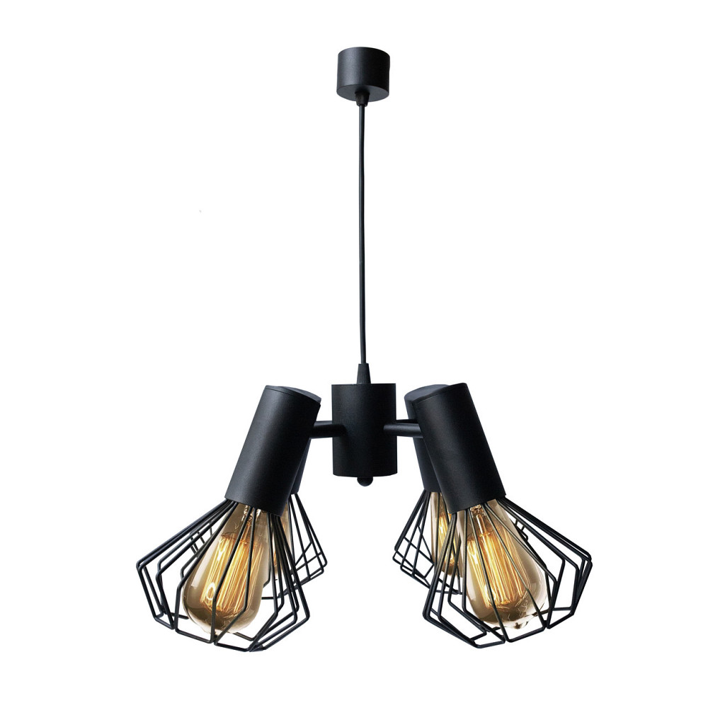 Люстра подвесная MSK Electric Diadem на четыре плафона Е27 NL 22153-4 BK Одесса - изображение 1