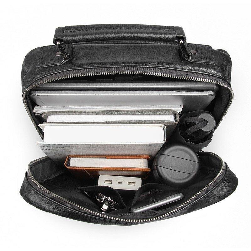 Рюкзак Vintage 14949 шкіряний Чорний Київ - фото 10