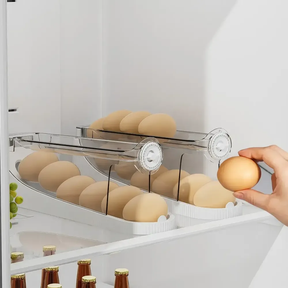 Органайзер двухуровневый для хранения яиц с таймером Коломия - фото 3