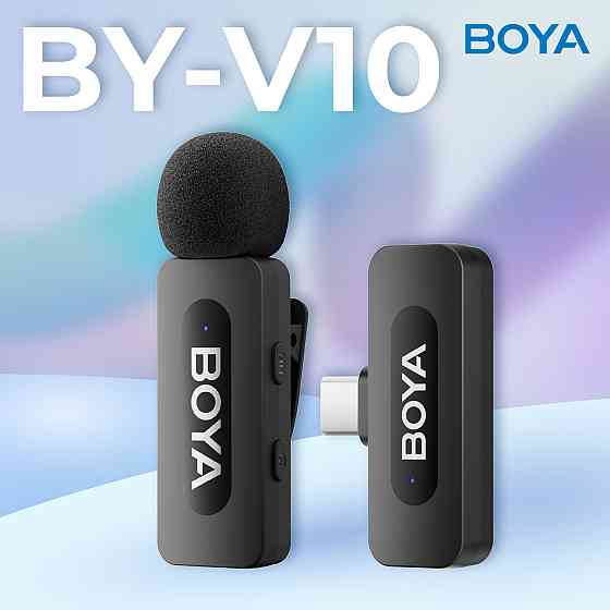 Мікрофон BOYA BY-V10 Type-C Black ( 11023 ) Харків