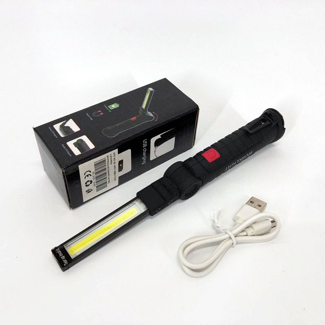 Кемпінговий світильник W51-SMD+COB, Кемпінгова розкладна лампа світлодіодна, Лампа для KQ-562 кемпінгу яскрава Київ - фото 1
