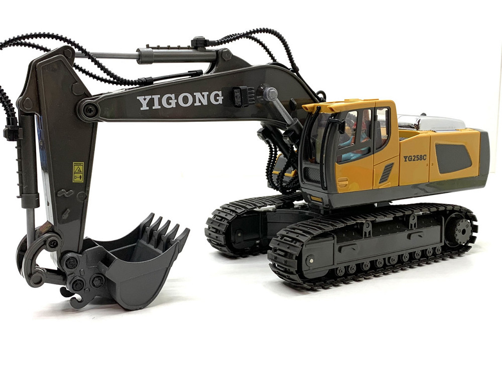 Екскаватор гусеничний на радіоуправлінні Вид 2 Жовто-чорний (ВС1037) Чернигов - изображение 1