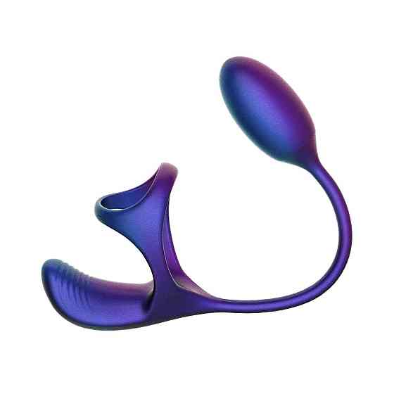 Виброяйцо с эрекционным кольцом Hueman Halo Orbit, массаж яичек, пульт ДУ Sex Aura Киев