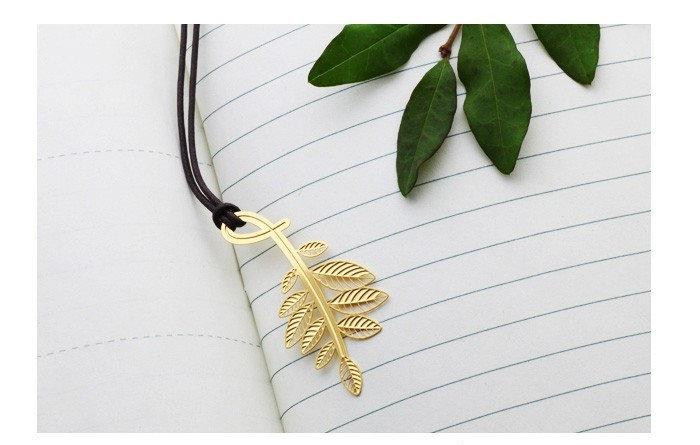 Закладка для книги металева Пальмова гілка Київ - фото 1