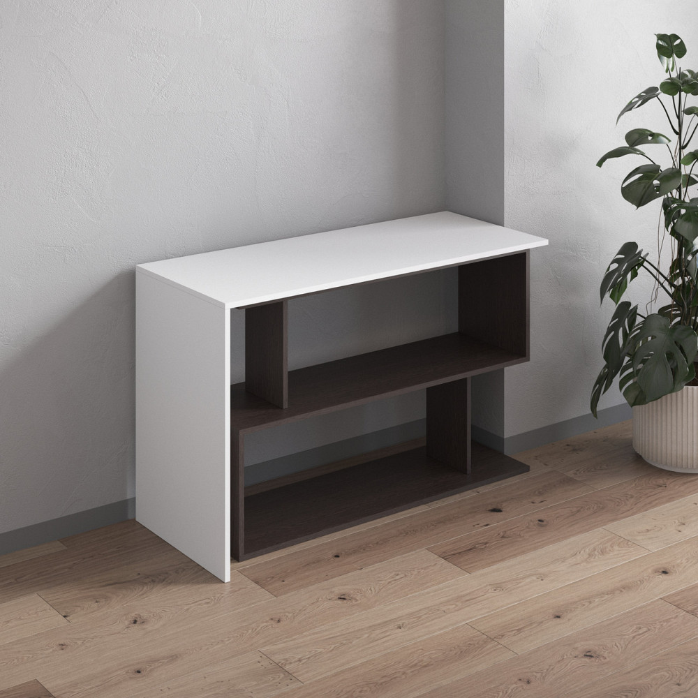 Cтол компьютерный VAYS поворотный письменный cтол трансформер M-41 Белый-Венге Темный Львов - изображение 3