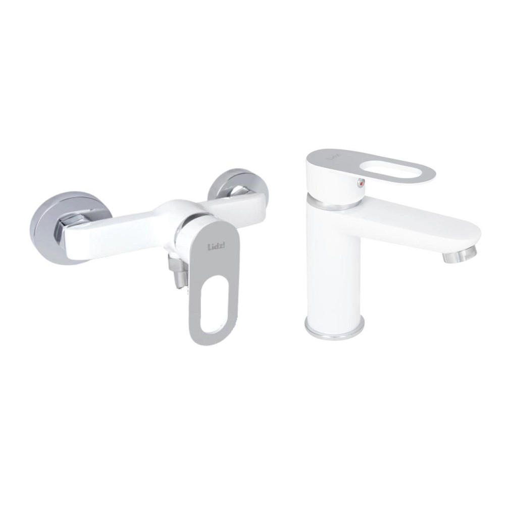 Набір змішувачів Latwa 001 + Latwa 010 White Київ - фото 1