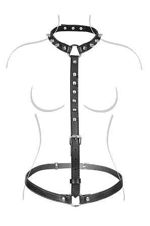 Портупея на тіло Fetish Tentation Sexy Adjustable Harness Sex Aura Київ