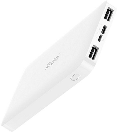 УМБ Xiaomi Redmi Power Bank 10000 mAh micro-USB Type-C білий Київ - фото 2
