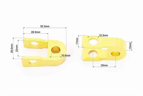 Подовжувач заднього амортизатора 25мм к-кт 2шт, жовтий Київ