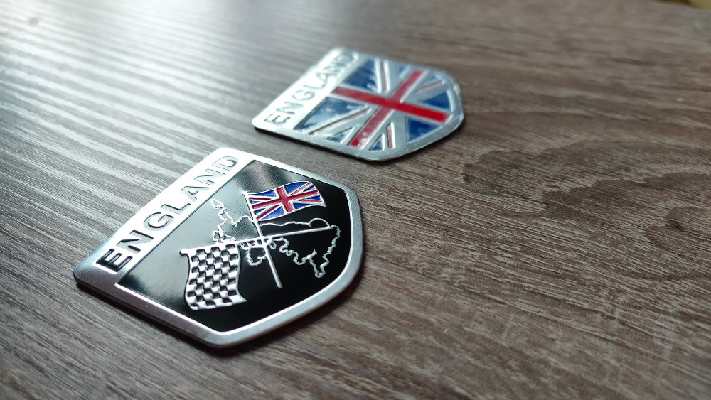 Наклейка на авто, мото Прапори Країн Англії алюміній Київ - фото 3