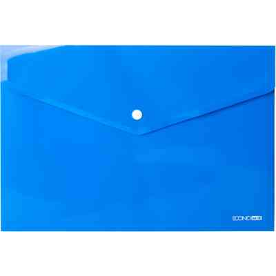 Папка - конверт Economix А4 180 мкм фактура "глянец", синяя (E31301-02) Винница