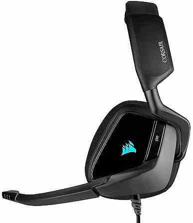 Гарнитура Corsair Void RGB Elite USB Premium Gaming Headset with 7.1 Surround Sound Carbon (CA-9011203-EU) ( 25562 ) Харків