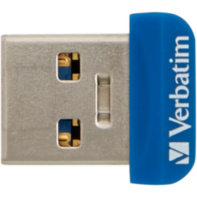 USB флеш накопичувач Verbatim 16GB Store &apos;n&apos; Stay NANO Blue USB 3.0 (98709) Вінниця - фото 1
