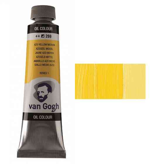 Краска масляная VAN GOGH (269) AZO Желтый средний 40 мл Royal Talens Киев