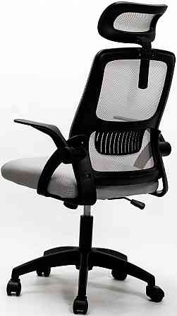 Кресло офисное Diego ErgoFlex сетка черно-серое Киев