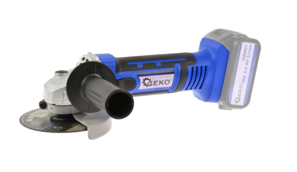 Акумуляторна кутова шліфмашинка 115 мм 18V Li-ion GEKO G80618 Чернігів - фото 1
