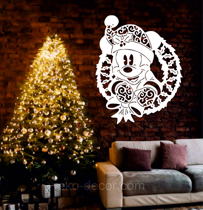 Декоративное настенное Панно «Микки Маус», Декор на стену 70*56 см Киев - изображение 5