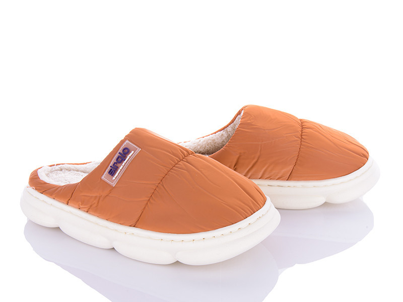 Женские домашние тапочки с закрытым носком моющиеся коричневый 36 Одесса - изображение 8