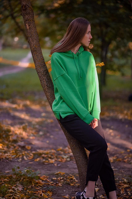 Женская зимняя толстовка на флисе Jasmin p. S (44) Сумы - изображение 2