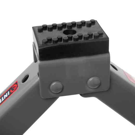 Домкрат механічний INTERTOOL GT0185, 2 т, з тріскачкою, гумовий упор, 110-400 мм, Ручний домкрат Львів