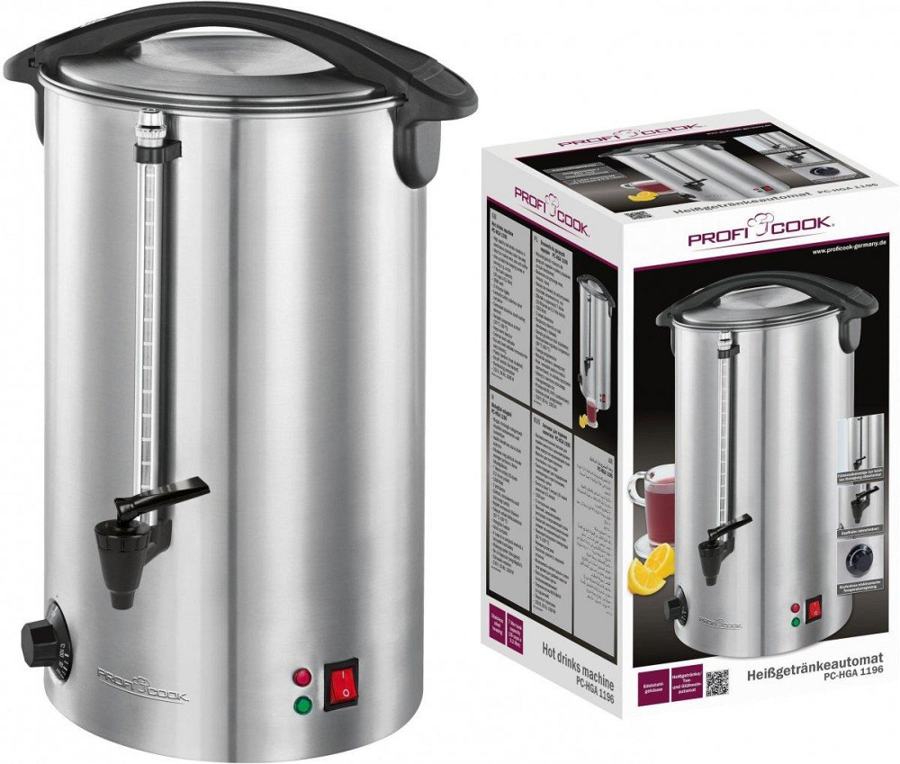 Термопот для горячих напитков 7 литров Profi Cook PC-HGA (1196) Нержавеющая сталь Нововолынск - изображение 1